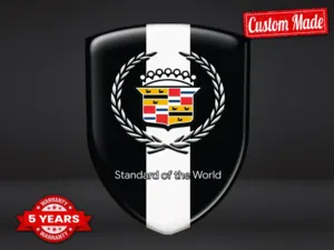 Cadillac Decal Silicone 3D Gel Premium Cupola Auto Sportive